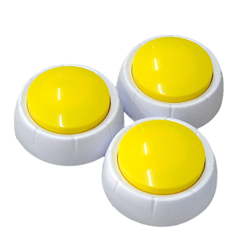 Coolest Pet Dog Interactive Toys Bulk Sound Custom Puppy Communication Talking Buzzer Button Dog Train Push Button