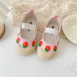 Spring Autumn Boutique Color Mixing Toddler Cartoon Cute Fashion Girl Casual Baby Walking Shoes