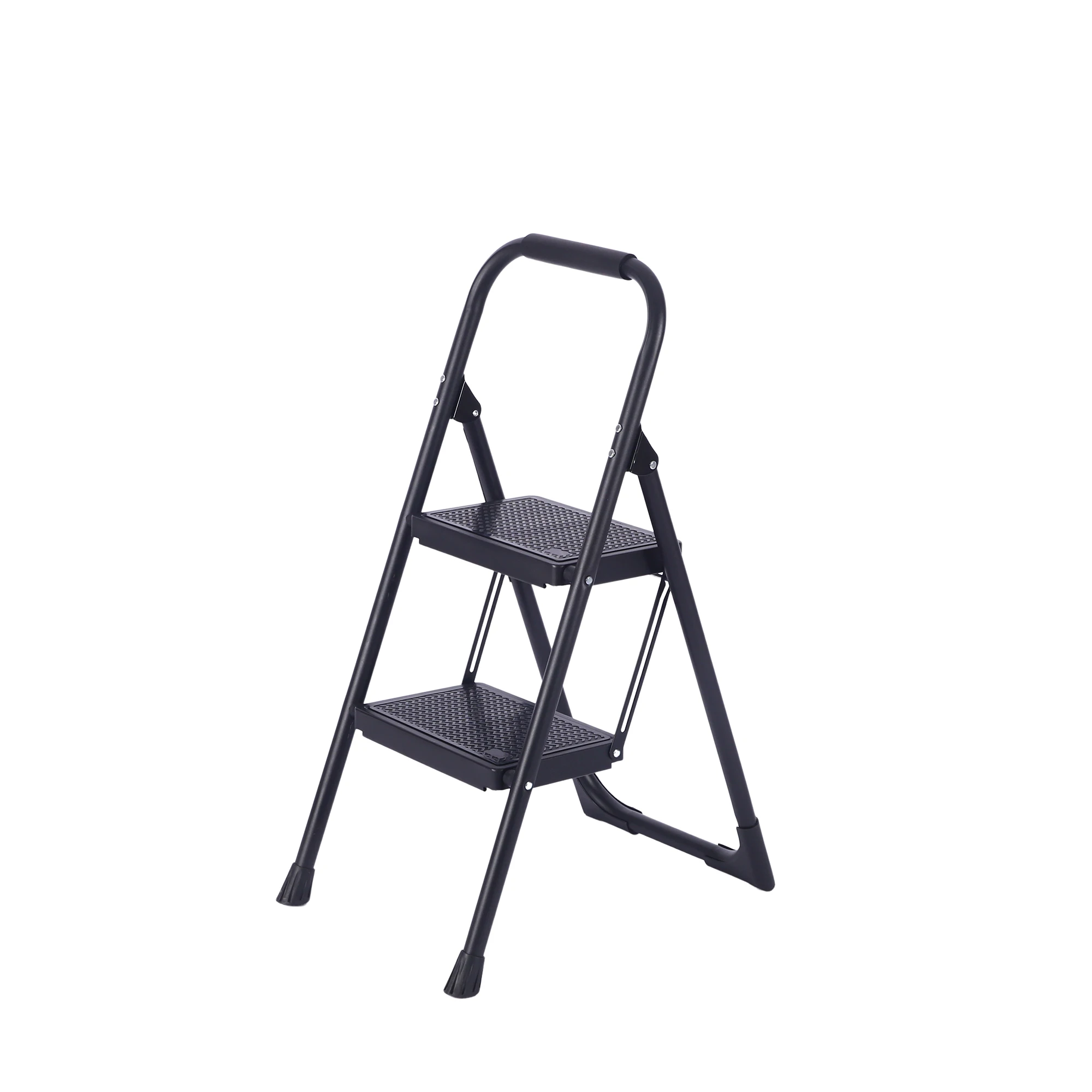 Steel 2 step ladders folding step stool ladder for homeuse