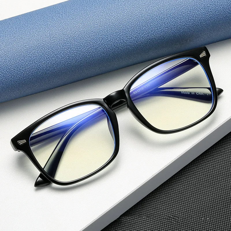 Cheap Wholesale computer anti blue light retro square optical frame custom logo women eyewear men eyeglasses design eye glasses