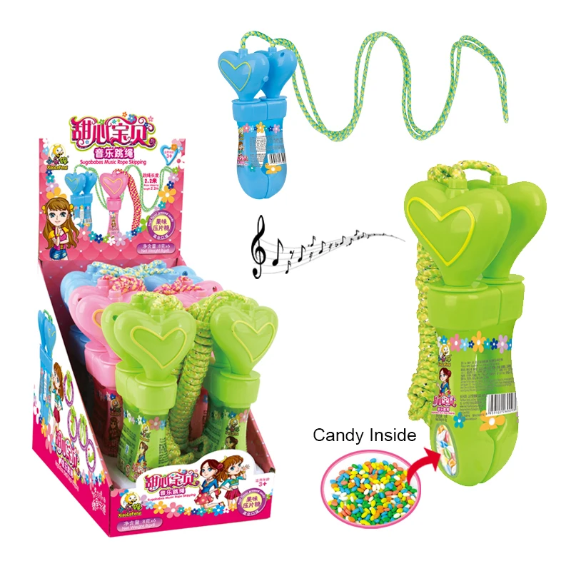 Кондитерская игрушка конфеты для Девочек Музыкальная Скакалка для прыжков новые конфеты игрушки с конфетами конфеты