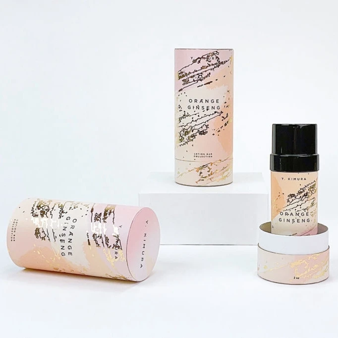 Custom Logo Hat Box Luxury Perfume Cylinder Packaging Small Round Shaped Rigid Gift Boxes with Lid