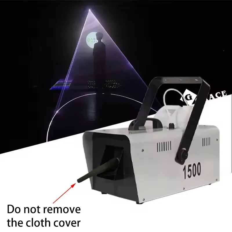 Самый популярный проект 1500 Вт снегоуборочная машина и 10 RGB анимационные лазерные шоу-огни дымка алмазные художественные эффекты дождя
