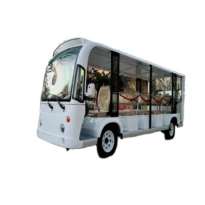 Tong Cai  4 wheel electric   23 seats Luxury  Mini Tourist Bus Sightseeing bus electric golf car