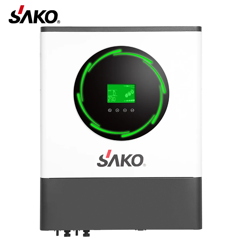 China Sako Sunpolo 8Kw 11Kw 10Kw Pure Sine Wave Dc To Ac Inverter 48V Home Power System On Off Grid Mppt Hybrid Solar Inverter
