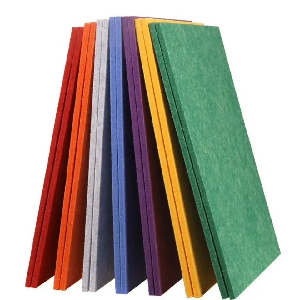 
High-end acoustic solutions polyester fiber felt sound-absorbing board sound insulation board KTV kindergarten 