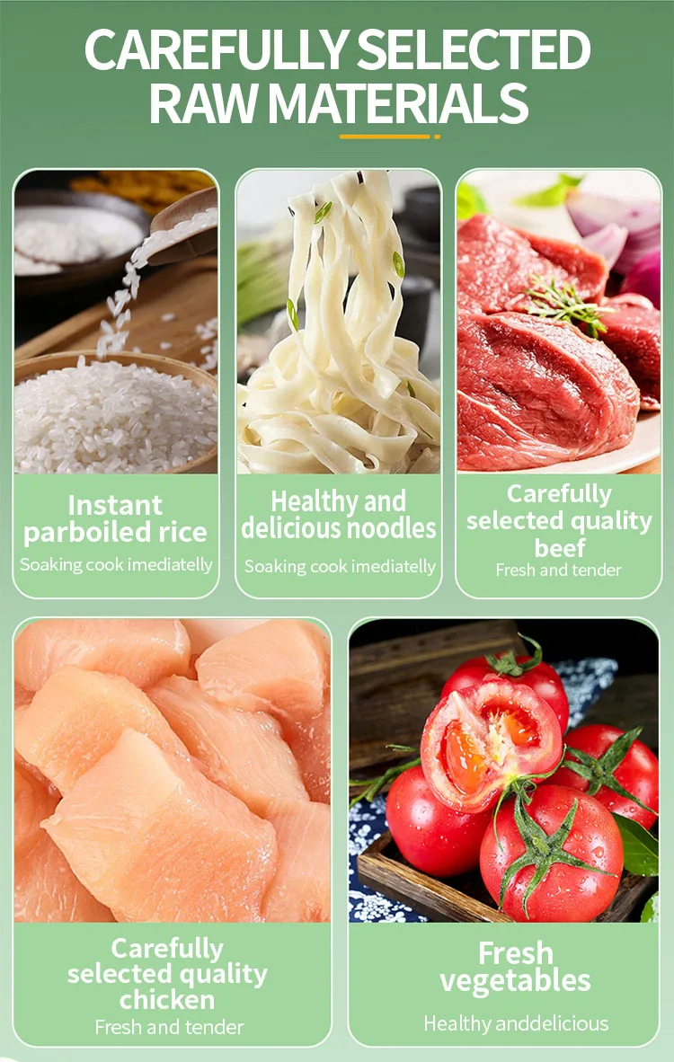 1560g ready to eat emergency foods freeze dried chicken rice freeze dry rice