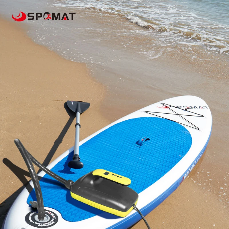 Amazon Hot Sale Safe 12v 20PSI high pressure surfboard pump car mattress pump sup electric air pump for inflatable paddle board