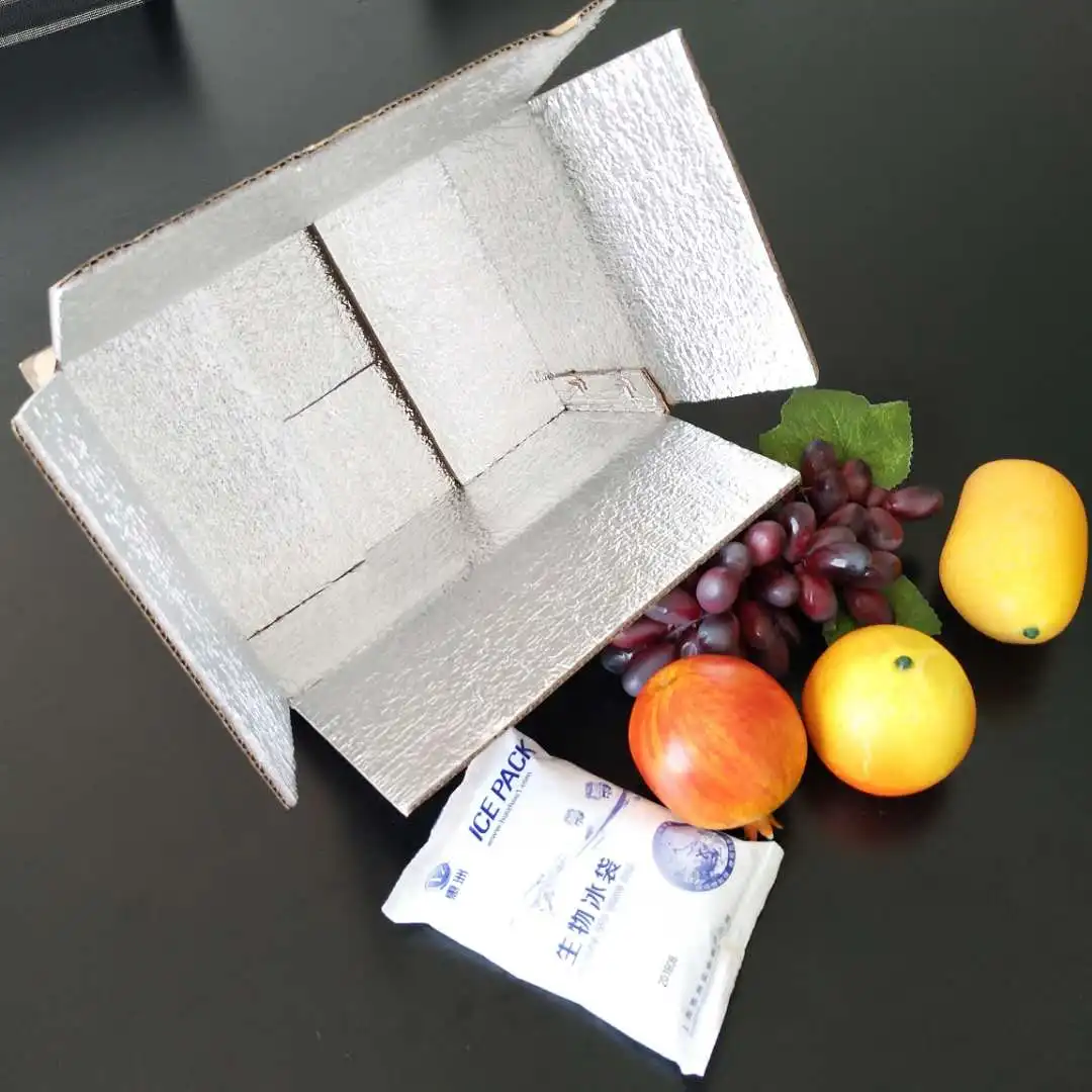  Контейнер-холодильник для пищевых продуктов контейнер упаковки картонная коробка с фольгой и пенопластом сохраняйте холодный горячий в течение нескольких часов термотранспортные