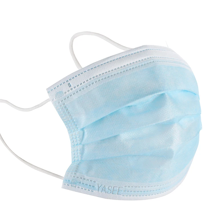 
Korean Tpye 1 3Ply White Supply Fda I Type None Carton Triple Respiratory Compostable Custom Medical Face Mask 