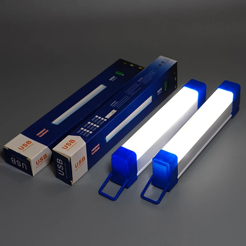 Battery Capacity Waterproof Rechargeable 20w 40w 60w Emergency Light Tube