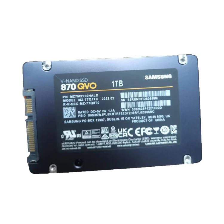 samsung hard drive disk 870 QVO 1TB new original enterprise class server SSD for