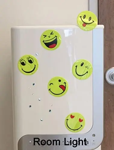 New promotional gifts smile face reflective stickers custom pattern reflective sticker