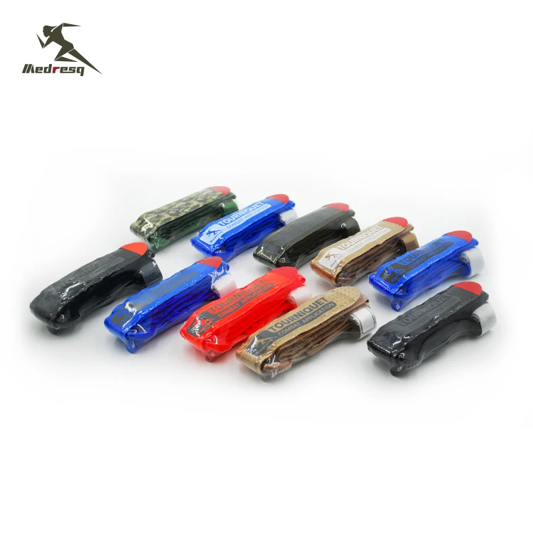 Medresq OEM sof Tourniquet CE Approved Metal Rod Stop Bleeding CAT Tactical Tourniquet for Rescue Combat Application windlass