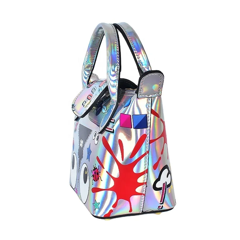 Fashionable Personalized Ladies Casual Handbag,, TPU Dumpling Clutch 2003# Ladies Handbag for Women