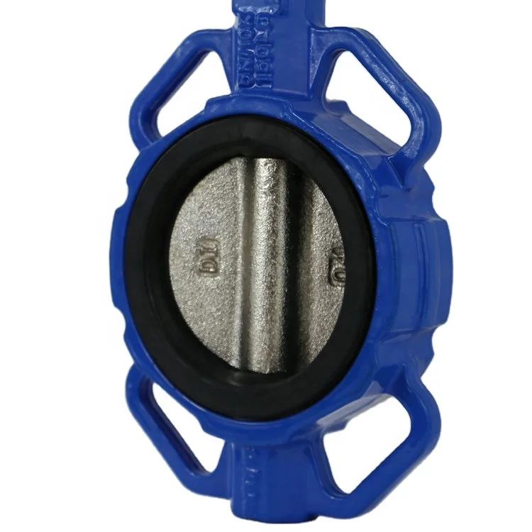 Bundor pneumatic butterfly valve wafer butterfly valve factory price CE EAC ISO TS approved butterfly valve
