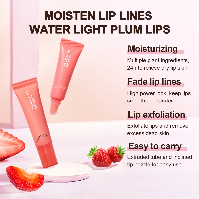 Wholesale Organic Shea Butter Goji Berry Nourishes Lips Hydrates Tint Lip Balm