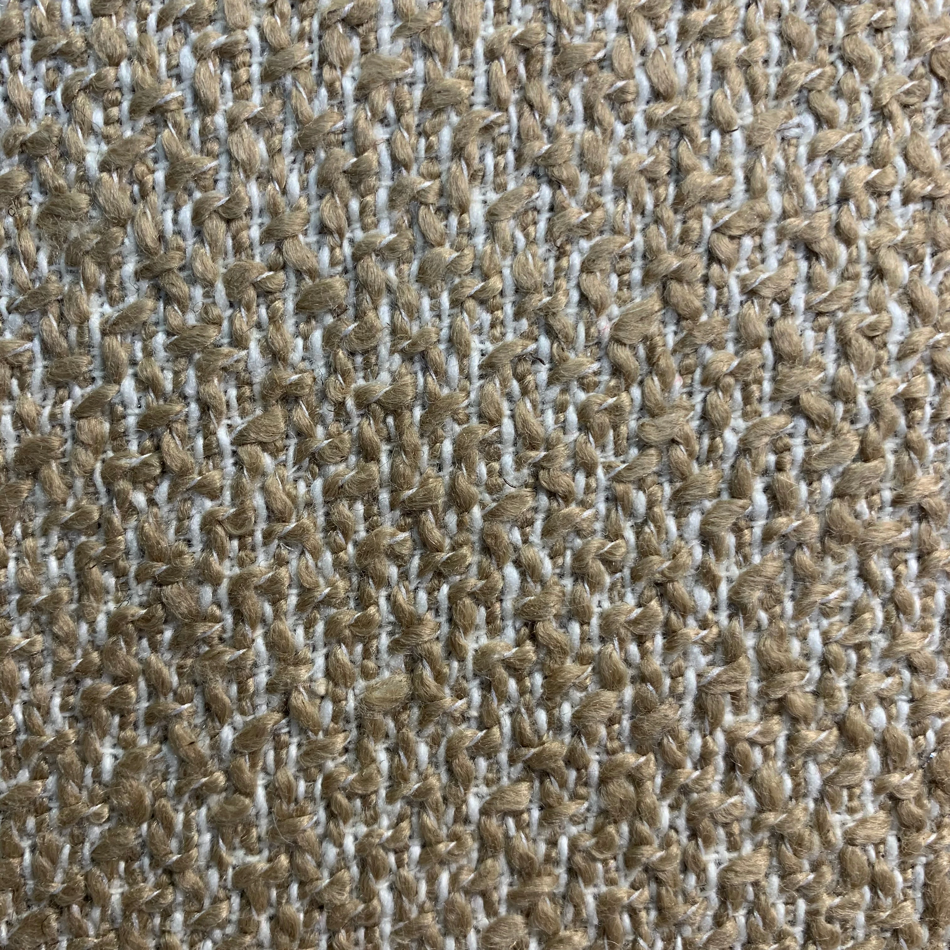 Wholesale organic wicking camel woven fabrics for clothing bags yarn dyed fabrics