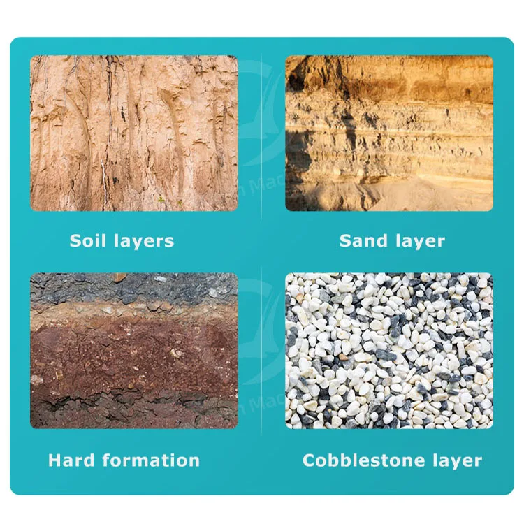 OCEAN Borewell Hydraulic Tractor Mounted 150m 100m Ground Water Well Drill Rig Bore Drill Machine