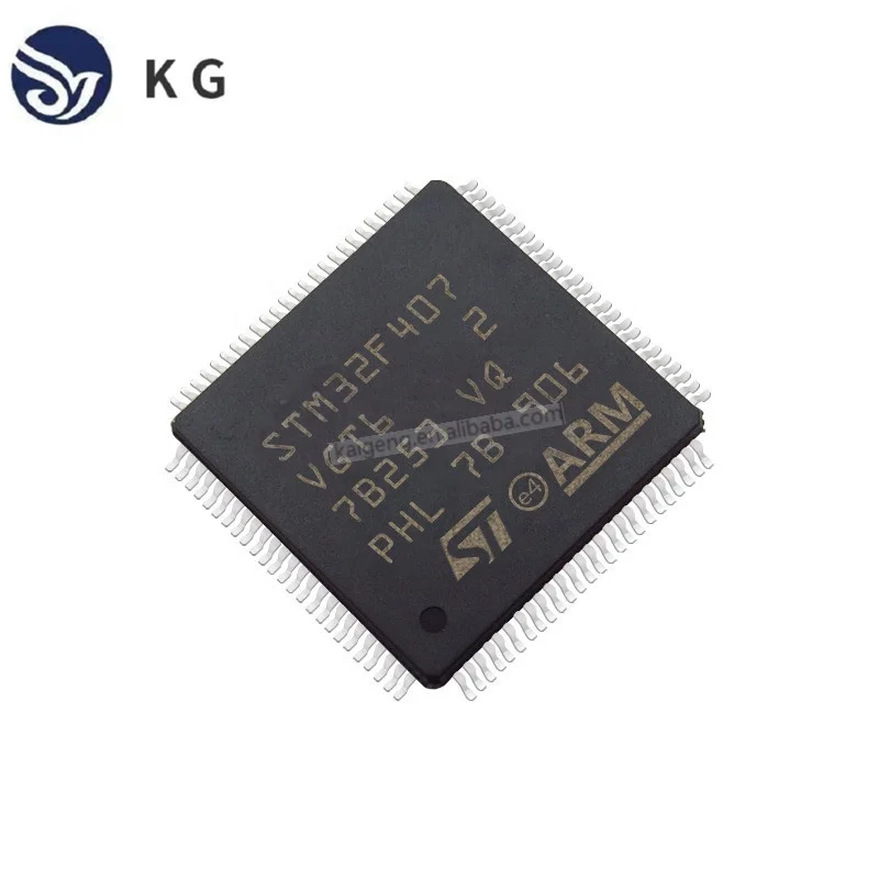 Электронные компоненты STM32F407VGT6 LQFP100 IC MCU микроконтроллер интегральные схемы STM32F407VGT6