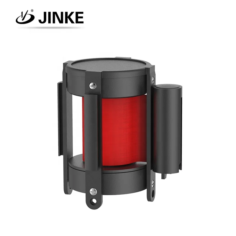 Retractable Belt Barrier Stanchion Replacement Parts Cassette of Crowd Control Queue Poles