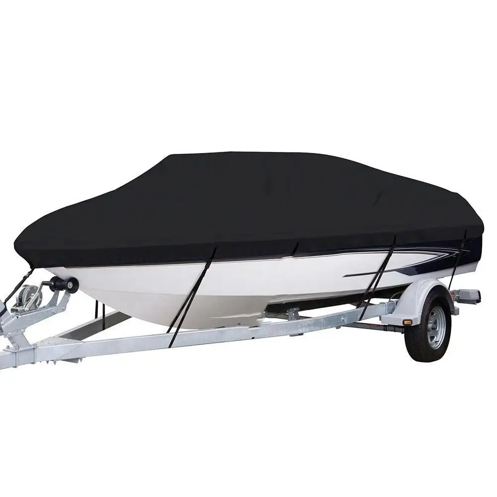 Outdoor heavy duty 11-13ft high density oxford fabric boat cover trailerable 600d Waterproof Boat cover