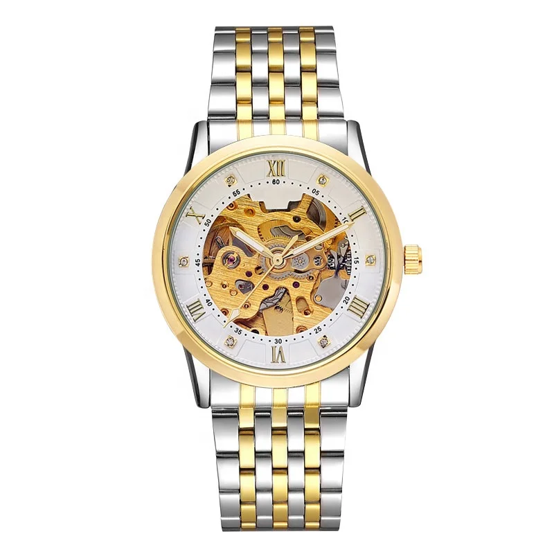 Wholesale Skeleton Watch Automatic High Quality Mechanical Watches Products Made in China Brand New Fashion Attractive Design