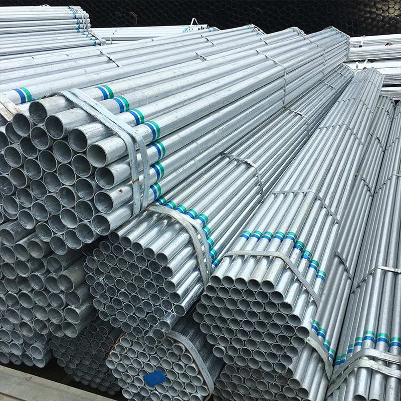 High Strength Galvanized Steel Round Pipe for Building Q235 DN50 Hot Dipped Galvanized Steel Pipe