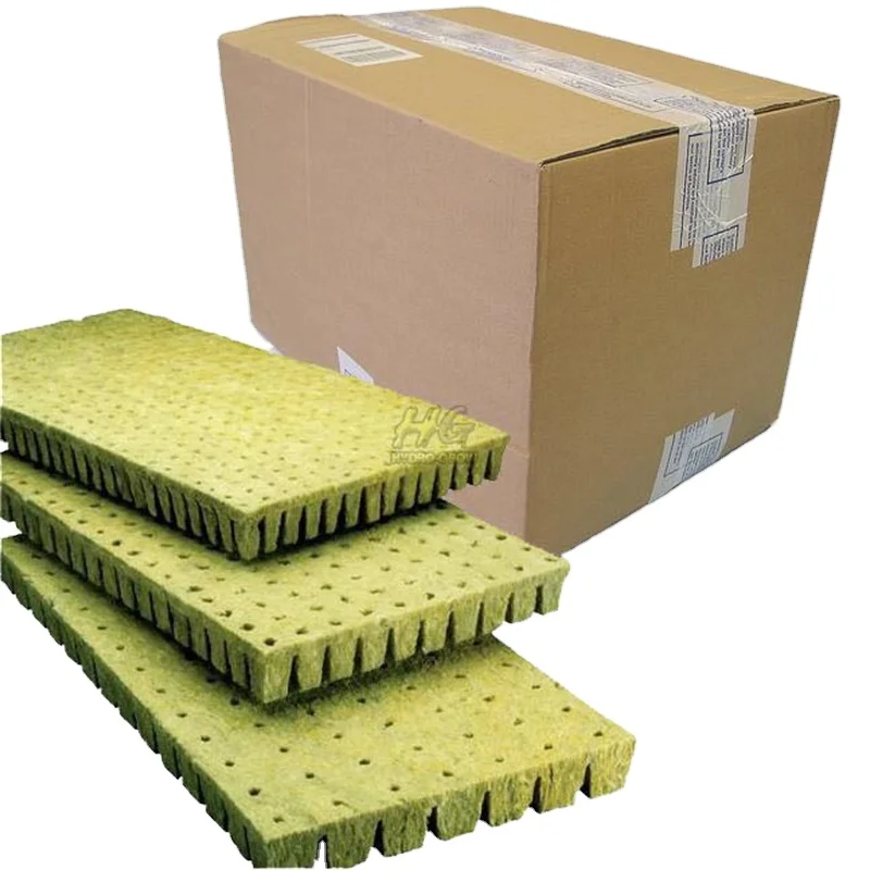 Small Garden Rock Wool Grow Cube 1x1 for Seeding Vegetable Production