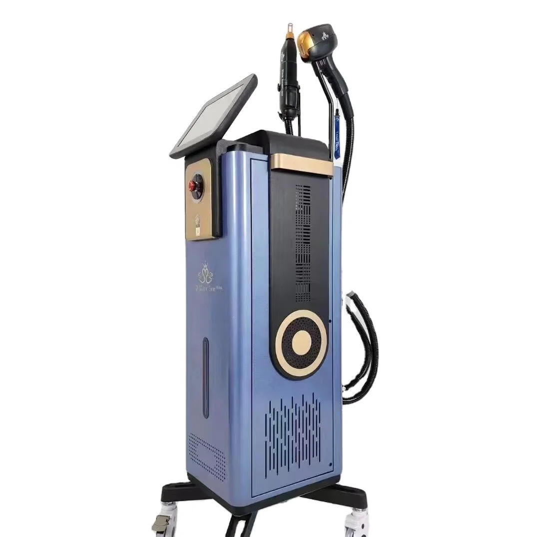 New design 2 In 1  picosecond picosecond laser tattoo removal machine q switch nd yag laser 808nm diode hair removal machine