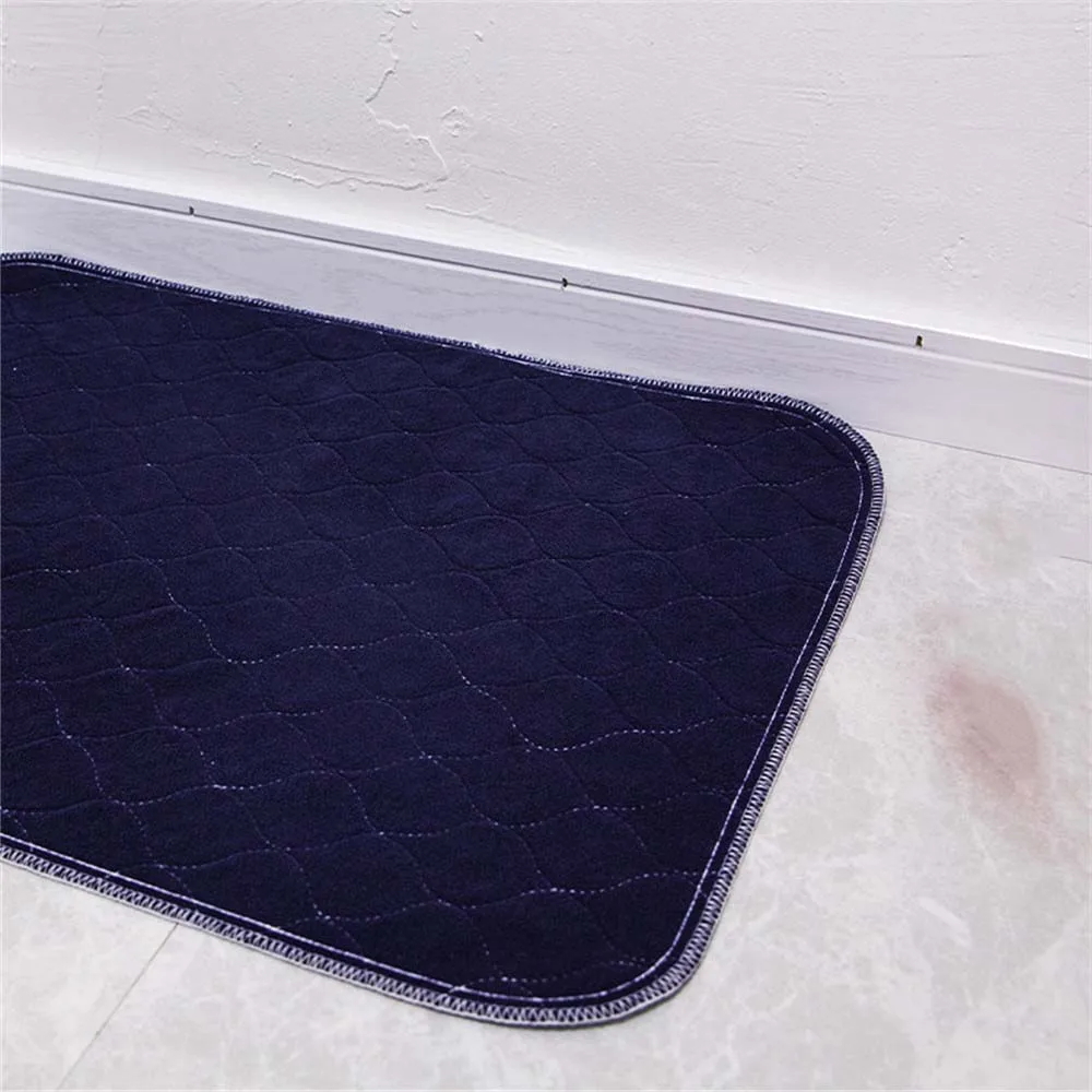 Effective thick vinyl pad for bed slip-resistant incontinence pad for bed wetting adult bed pads washable