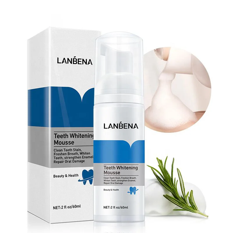 LANBENA Whitening Cleaning Bleaching Remove Stain Freshing Breath Repairing Oral Teeth Mousse For Tooth Oral Hygiene Toothpaste