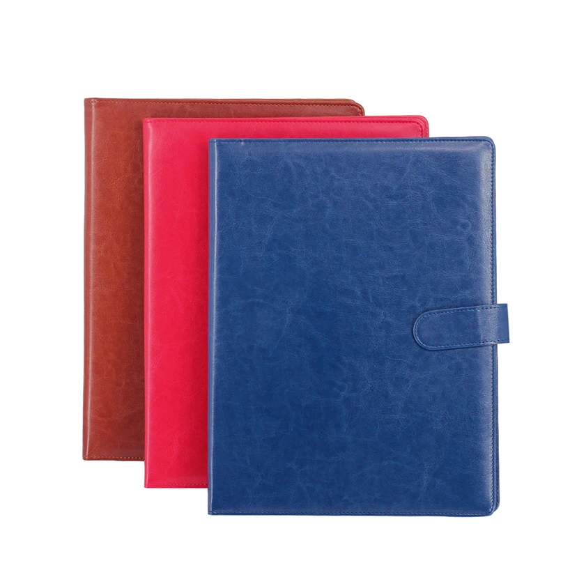 
High Quality Business Portfolio A4 PU Leather Document Folder 