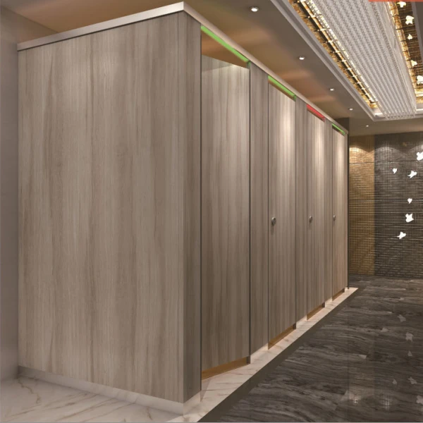 AOGAO Led Lamp Toilet Partition for Hotel Toilet Cubicle Top Bar Lock and Wire Green, Red 12mm or 18mm 600mm Length Plastic