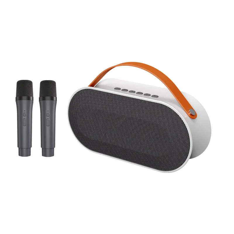 Cross-border P10 wireless K song speaker microphone one outdoor family KTV speaker combination Bluetooth speaker