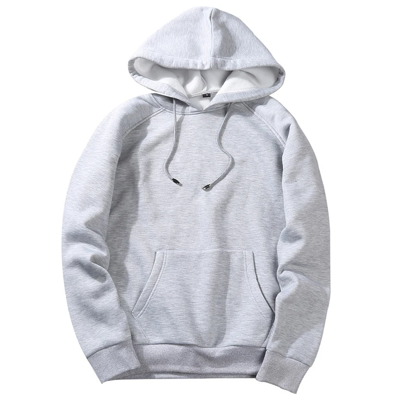 Wholesale custom cheap 280g high quality pure white pullover sweatshirt oversize blank hoodie