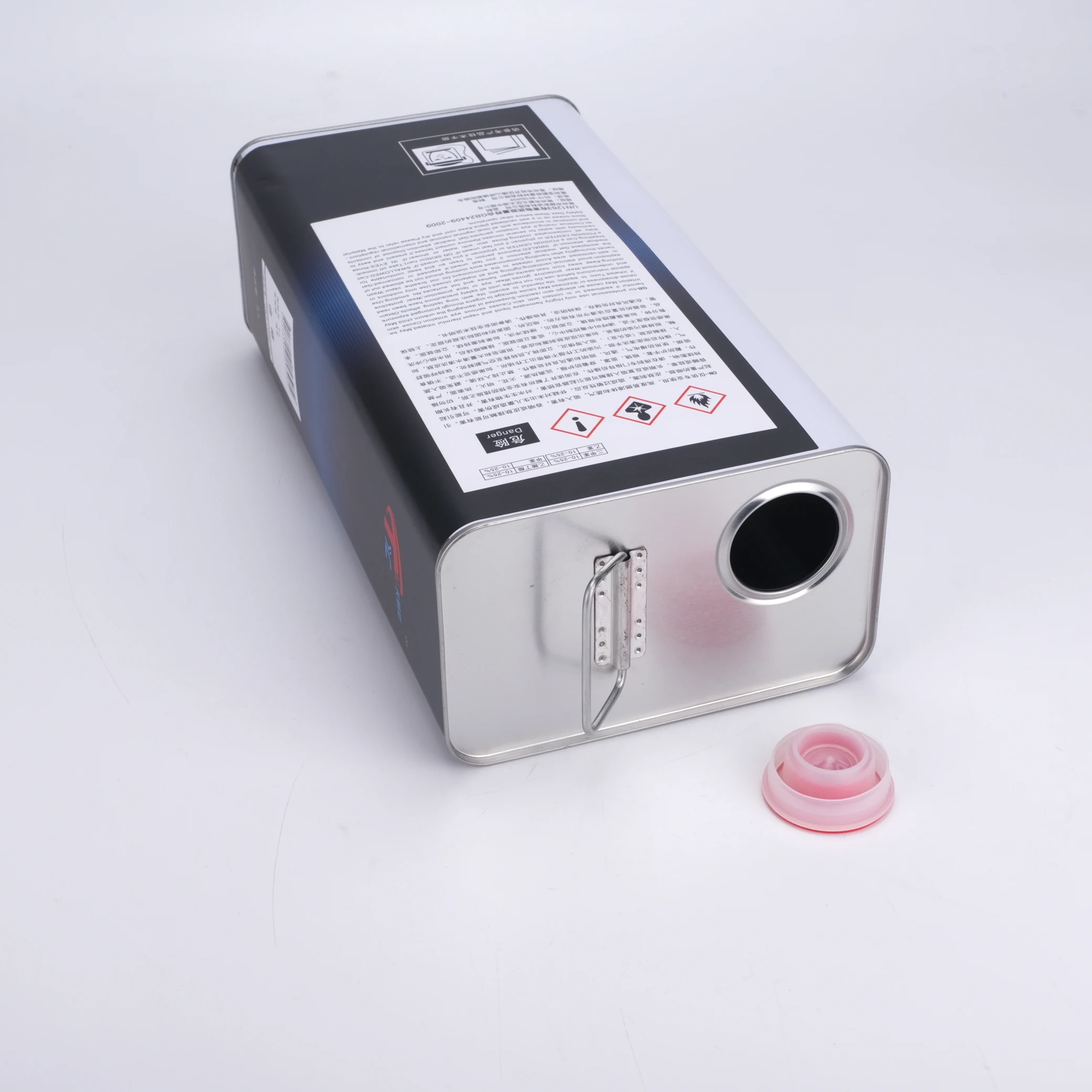 Leakproof Custom Empty Square Metal Tin Can for Petrol Oil Chemical,  Automotive Paint