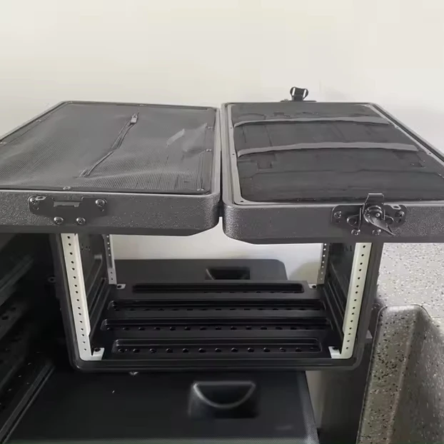 XYY Computer electronic equipment 19 inch Waterproof Portable  4U ABS PE case rack