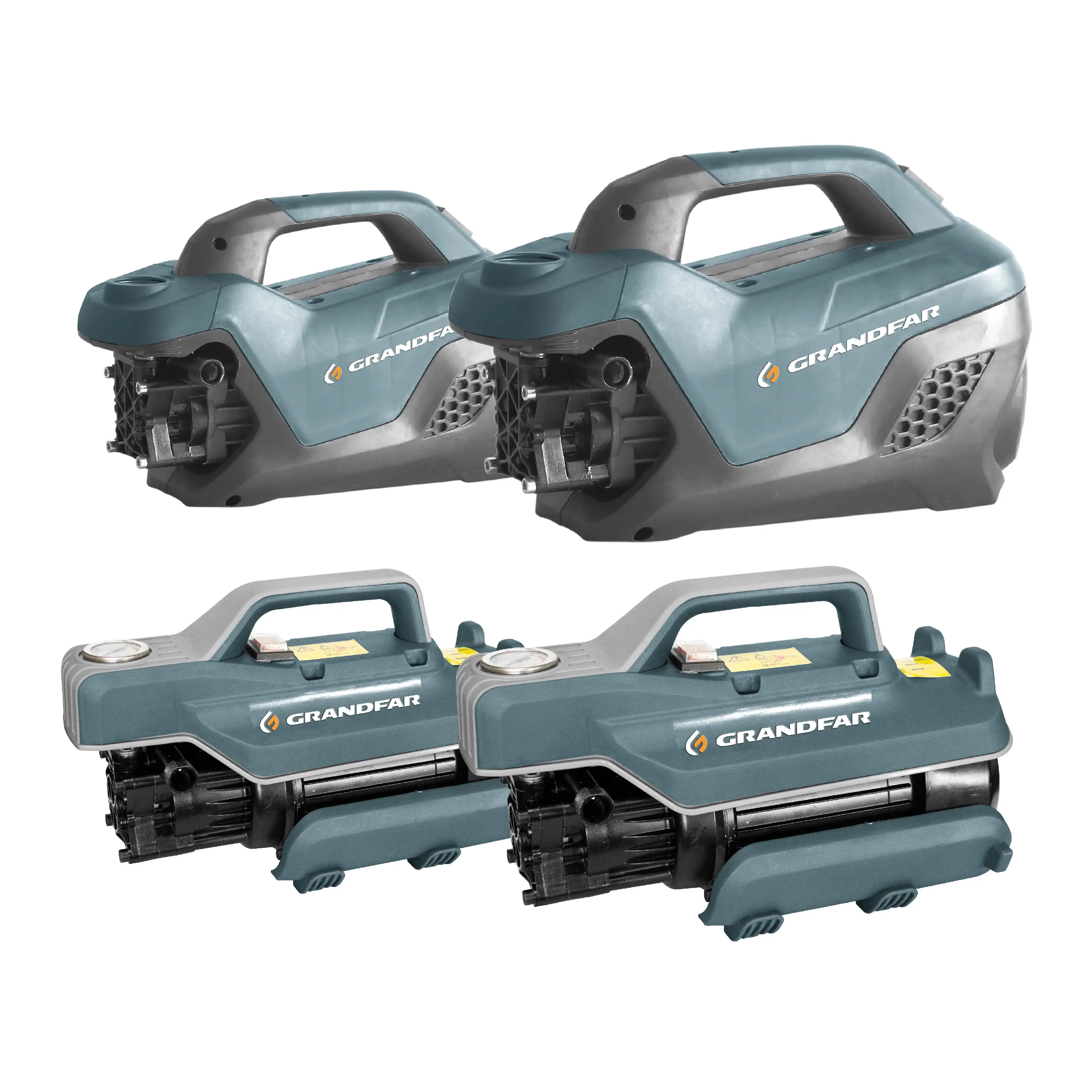 GRANDFAR Household 220v Electric Car Wash Pump Water Gun Portable Cleaning Machine Fully Automatic Garden High Pressure Washer