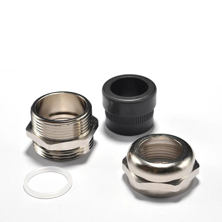 Ip68 Silicone Rubber Grommets Electrical Cord Grip Brass Metal Cable Gland With Size Picture