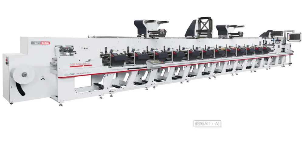 HZR-340 Paper Sticker Label printing machine