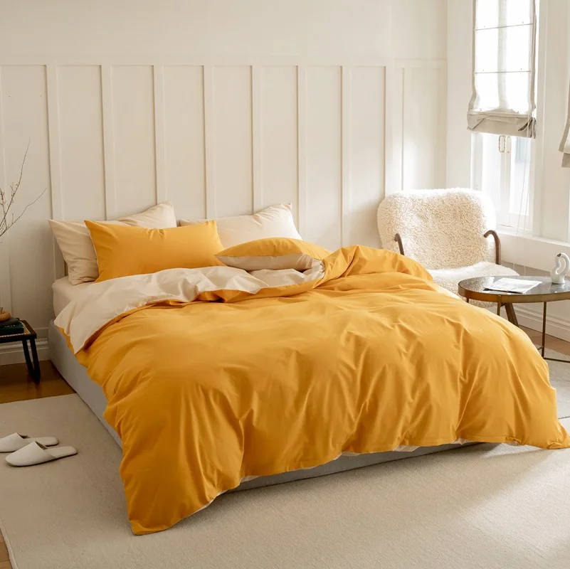 Wholesale Luxury 100% Polyester Fibre  Factory Price Of Duvet Home Bedding Set