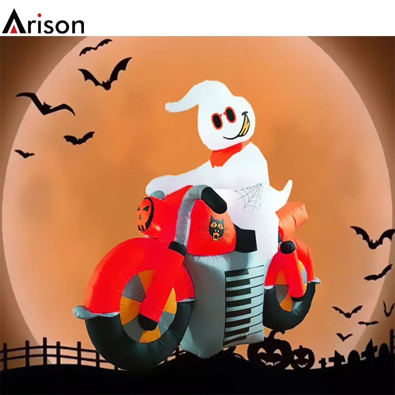 Easter oxford cloth inflatable rabbit inflatable motorcycle for inflatable festival advertising model