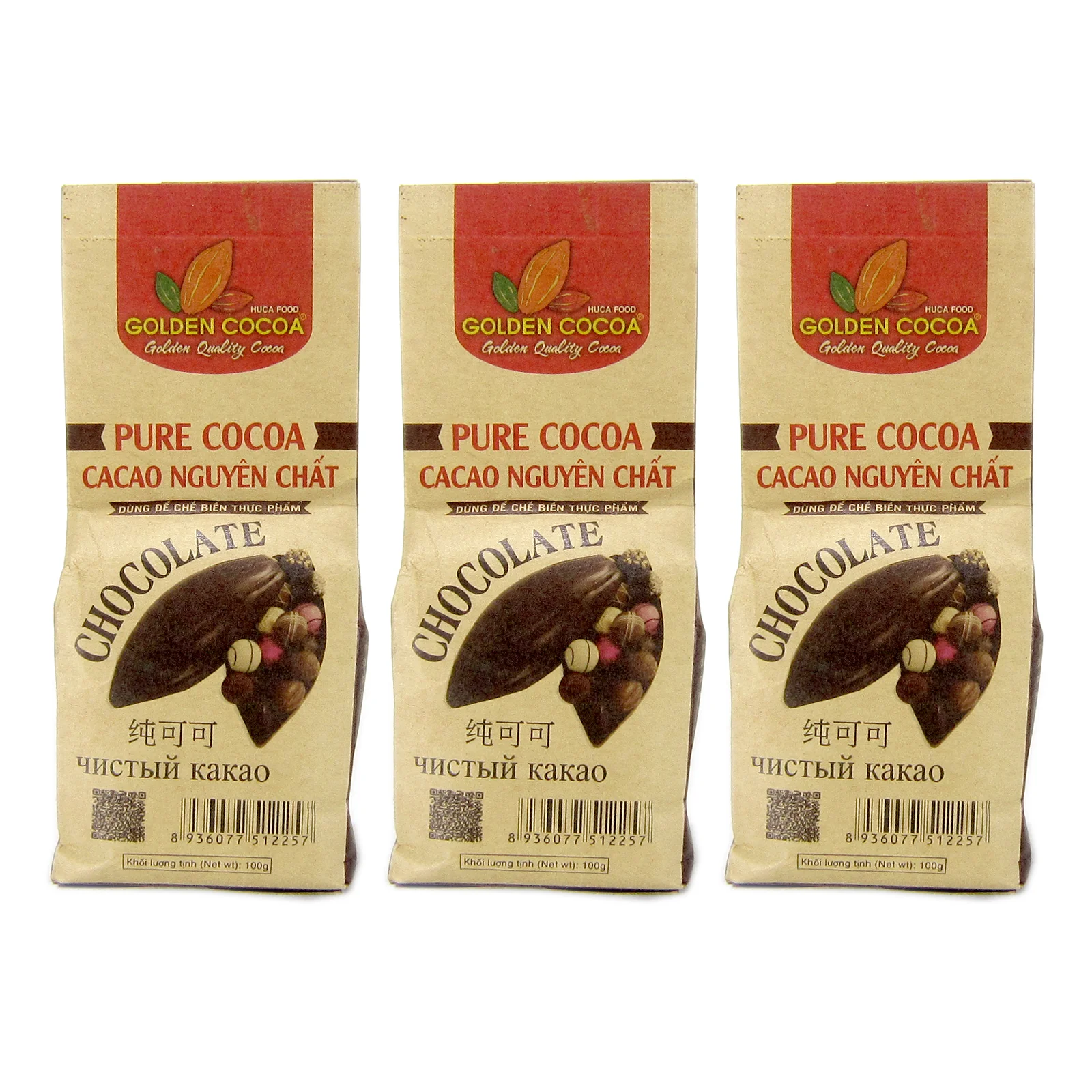 Vietnam Pure cocoa powder - good taste for baking, making food - Golden Cocoa - Made in Vietnam