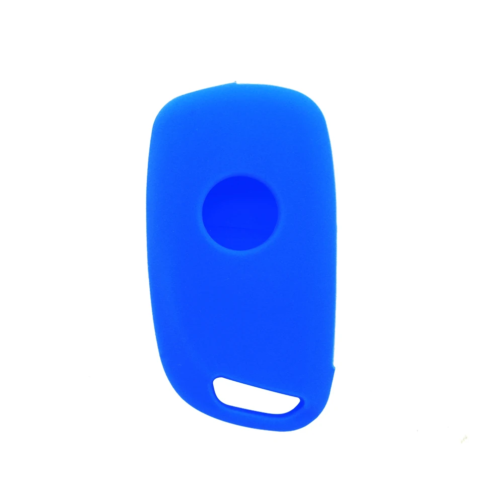 High Quality Decorative Anti Drop Soft Silicone Folding 3 Buttons Car Key Cover