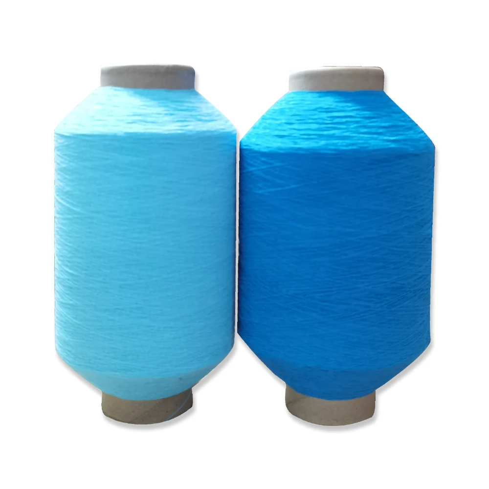 New Products Lycra Rubber Thread High Elastic Covered Polyester DTY Yarn For Socks