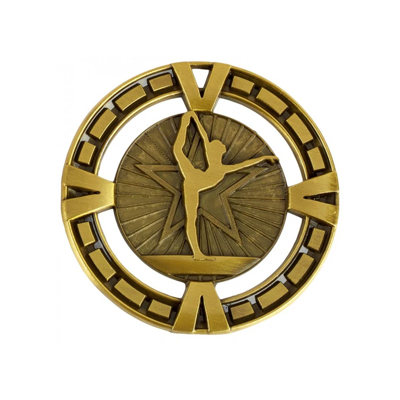 Factory Manufacturer Cheap Zinc Alloy Custom Medal Gymnastics Competition Medal