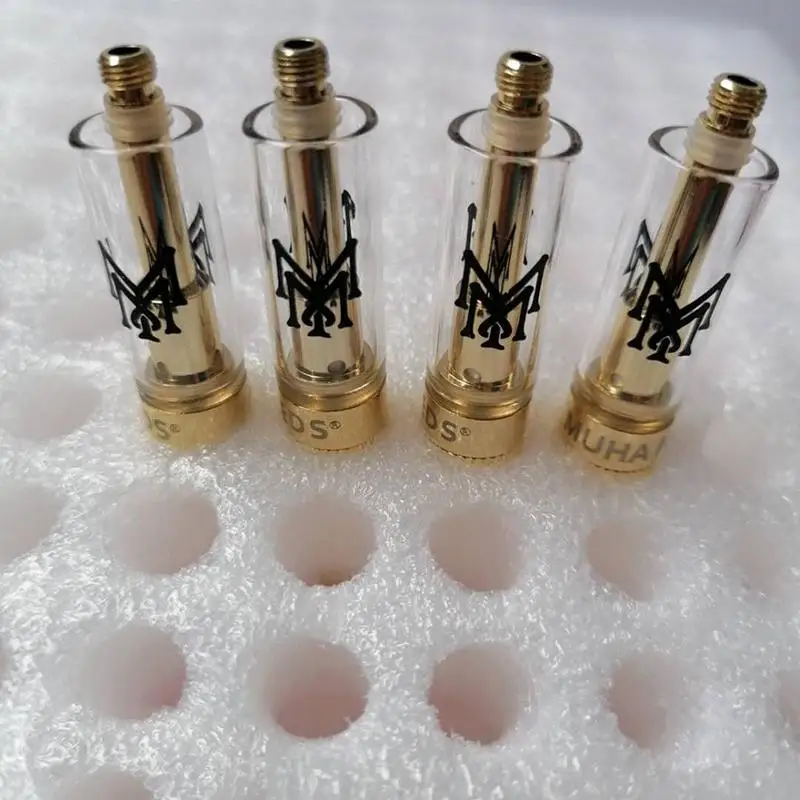 
MUHA MEDS Vape Cartridges Packaging 0.8ML Atomizers Tank Thick Oil Vapes Cartridge 510 Thread Empty Atomizer 