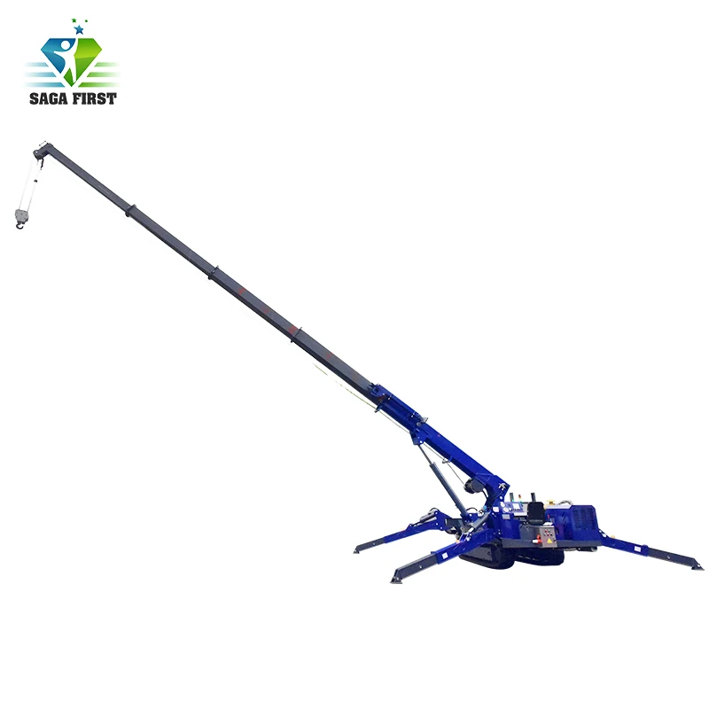 Crawler Spider Crane with Intelligent Control for Safe and Quick Operation