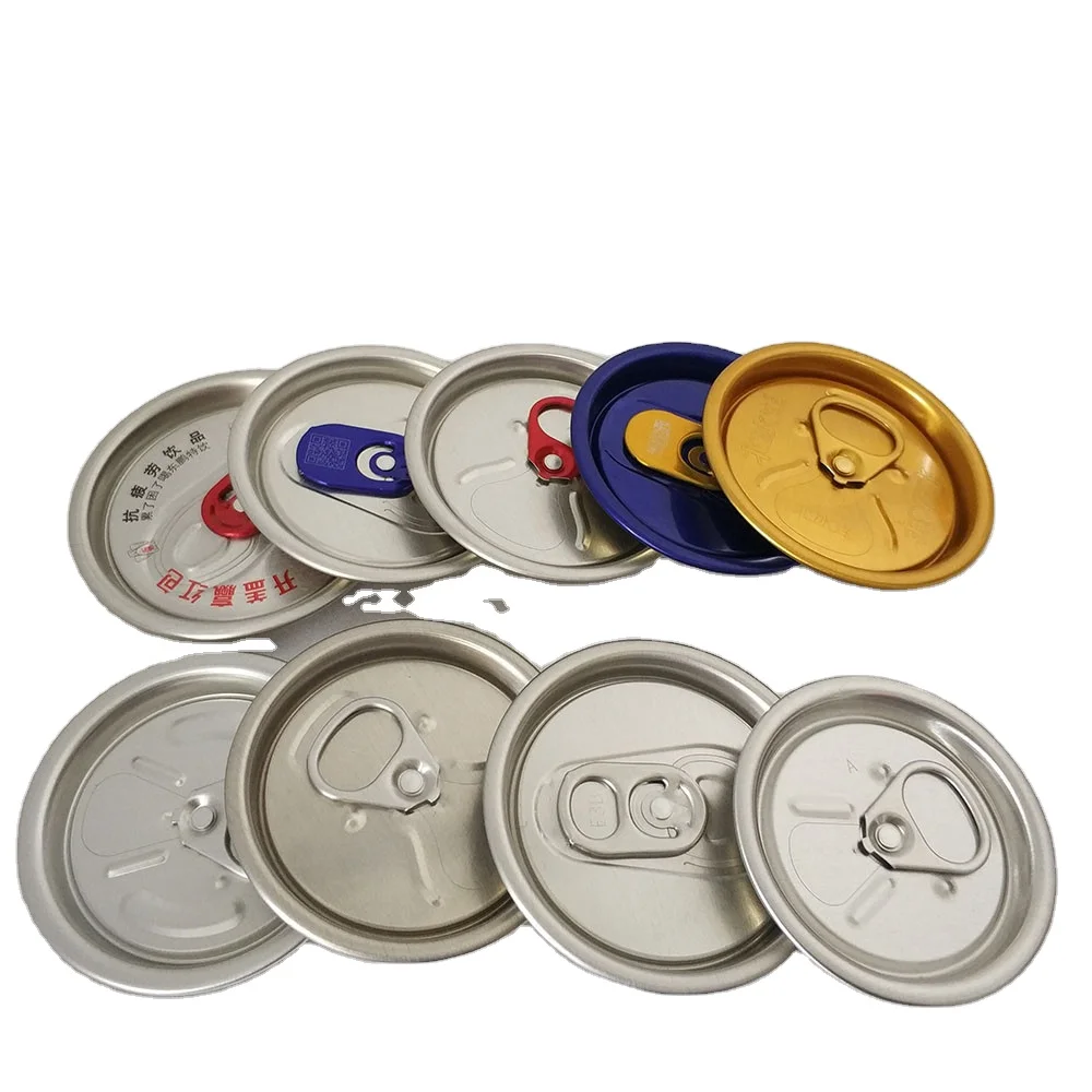 wholesale eoe 202 sot rpt can lid blank aluminum beer beverage can lid with pull ring